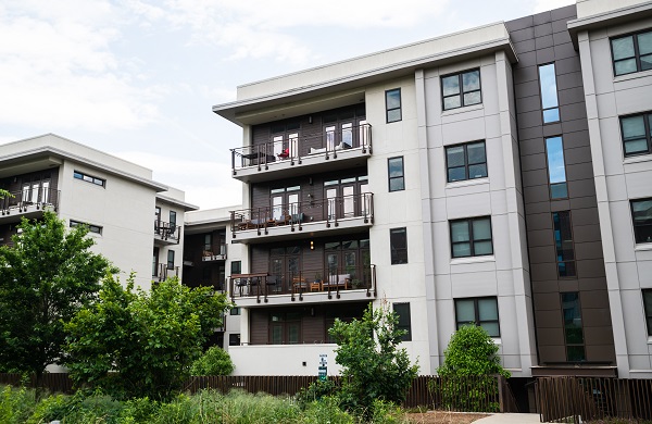 An apartment complex in Atlanta, GA. 