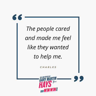 “The people cared and made me feel like they wanted to help me.”