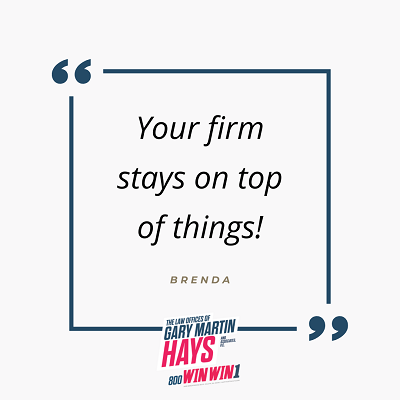 “Your firm stays on top of things!”