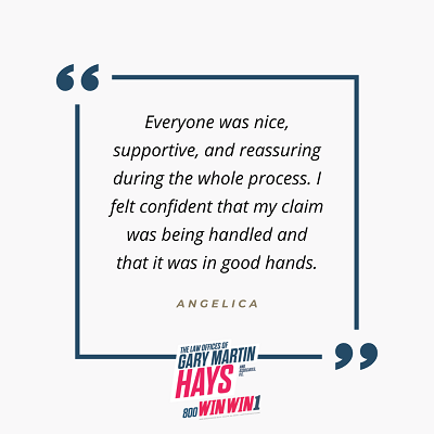 “Everyone was nice, supportive, and reassuring during the whole process. I felt confident that my claim was being handled and that it was in good hands.”