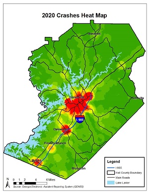 Hall County Crash Profile 2020