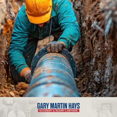 A Marietta construction worker grapples with heavy machinery